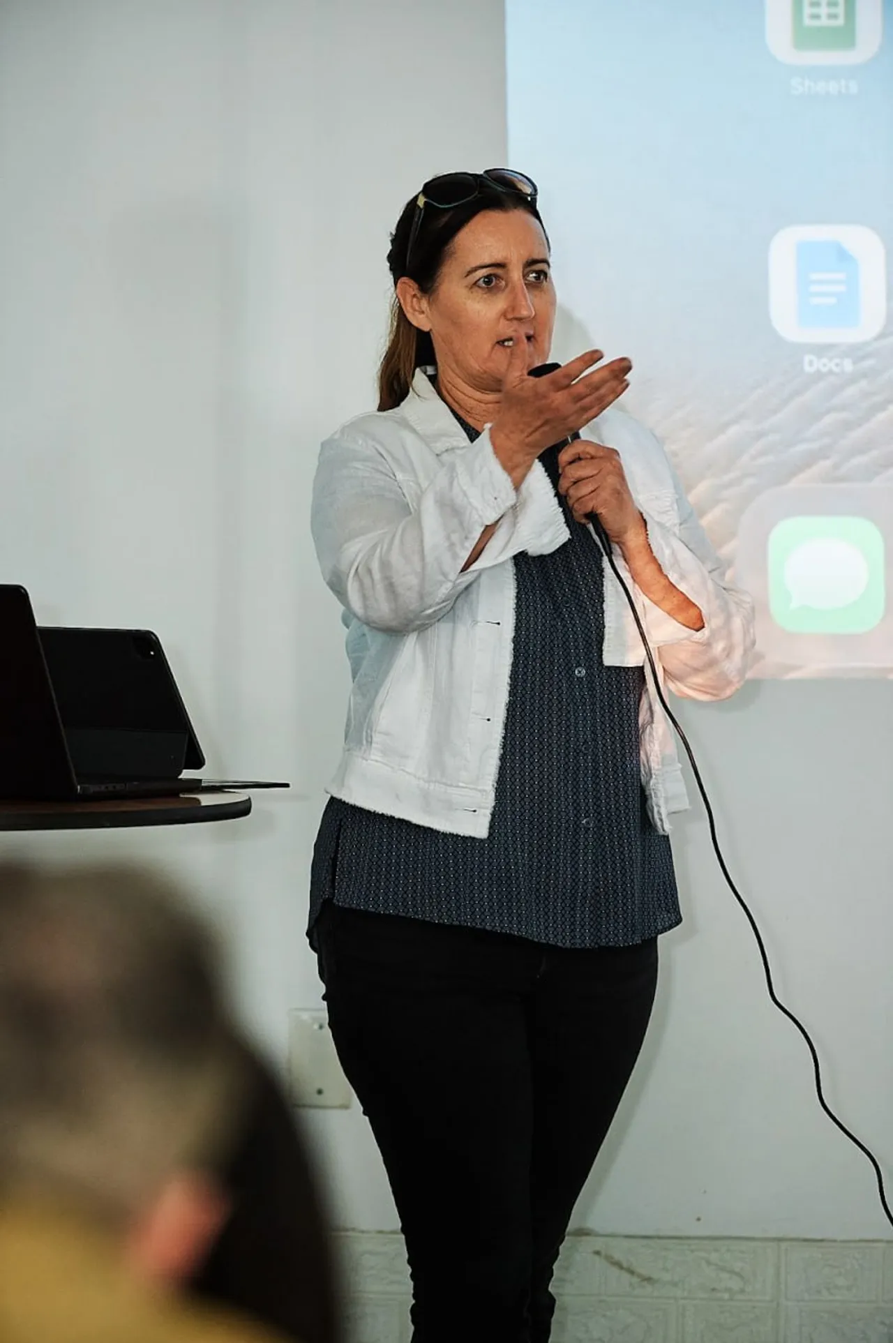 Speaker presenting at the OpenClaw LA meetup