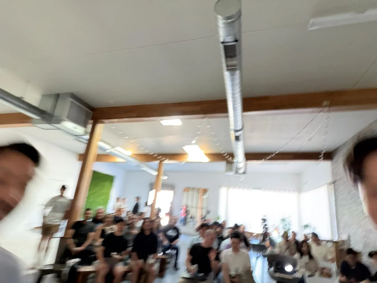 OpenClaw LA Meetup crowd reaction shot